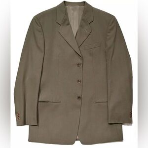 42R MENS GIORGIO ARMANI SPORTCOAT 42 R JACKET 3 BUTTON SAGE-TAUPE ITALY MINT